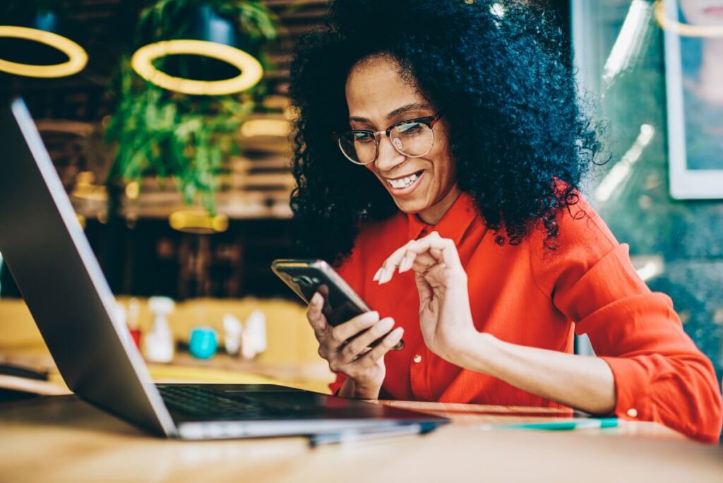 Millennial woman and financial planning