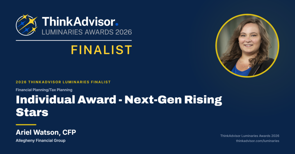 Ariel Watson is Named a Finalist in the ThinkAdvisor 2026 Luminaries Awards for Next-Gen Rising Stars
